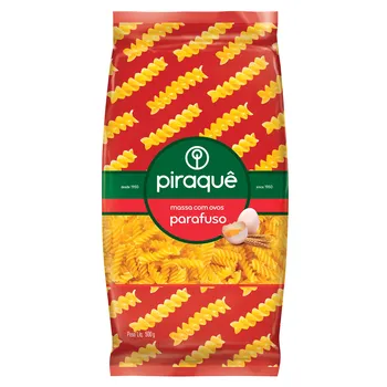 Macarrão com Ovos Parafuso Piraquê Pacote