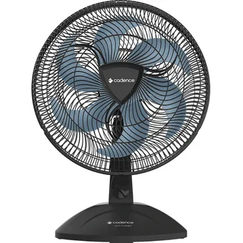 Ventilador de Mesa 40cm Cadence Eros Light 6P 127V Preto